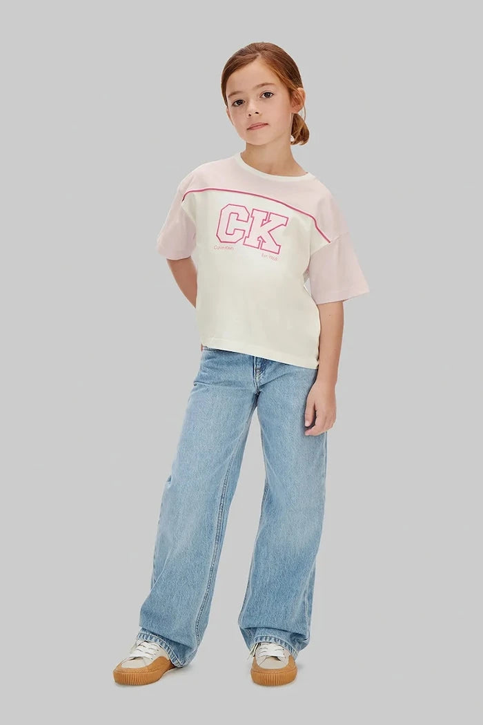 Calvin Klein Jeans тениска за деца от памук