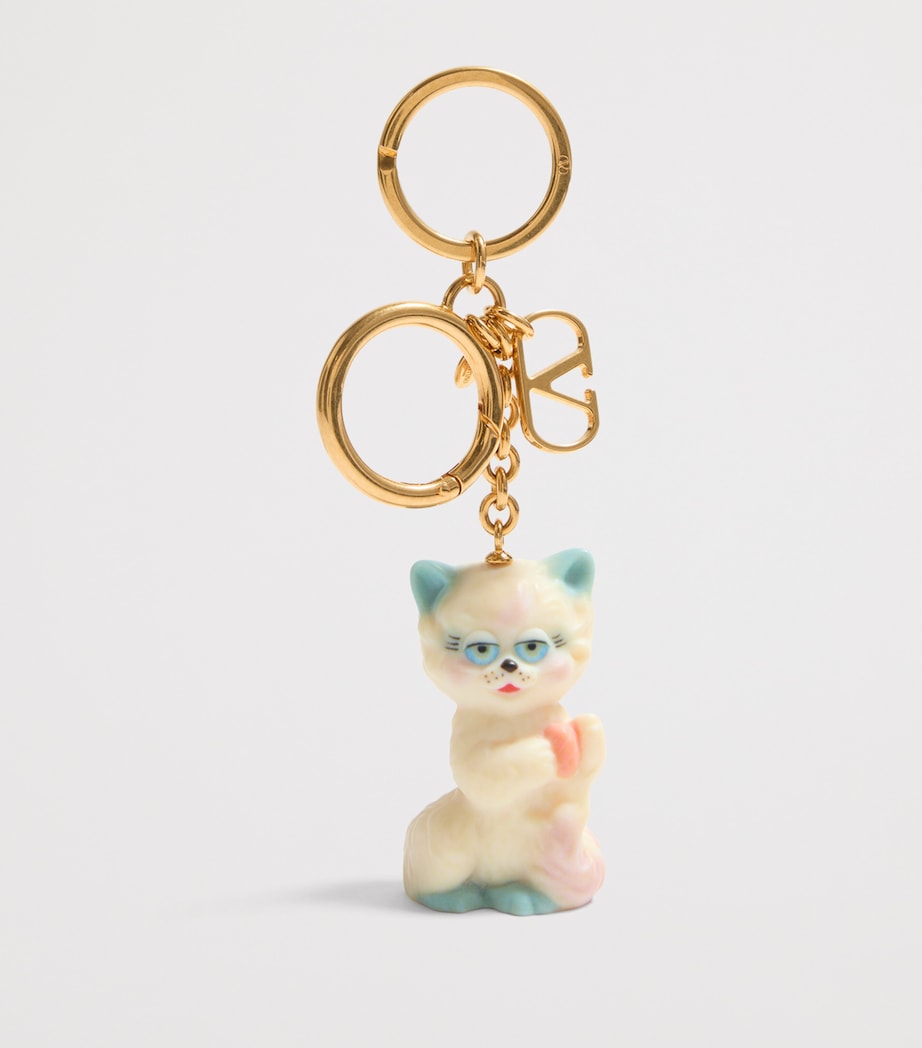 Valentino Garavani Multi Le Chat de la Maison Keychain