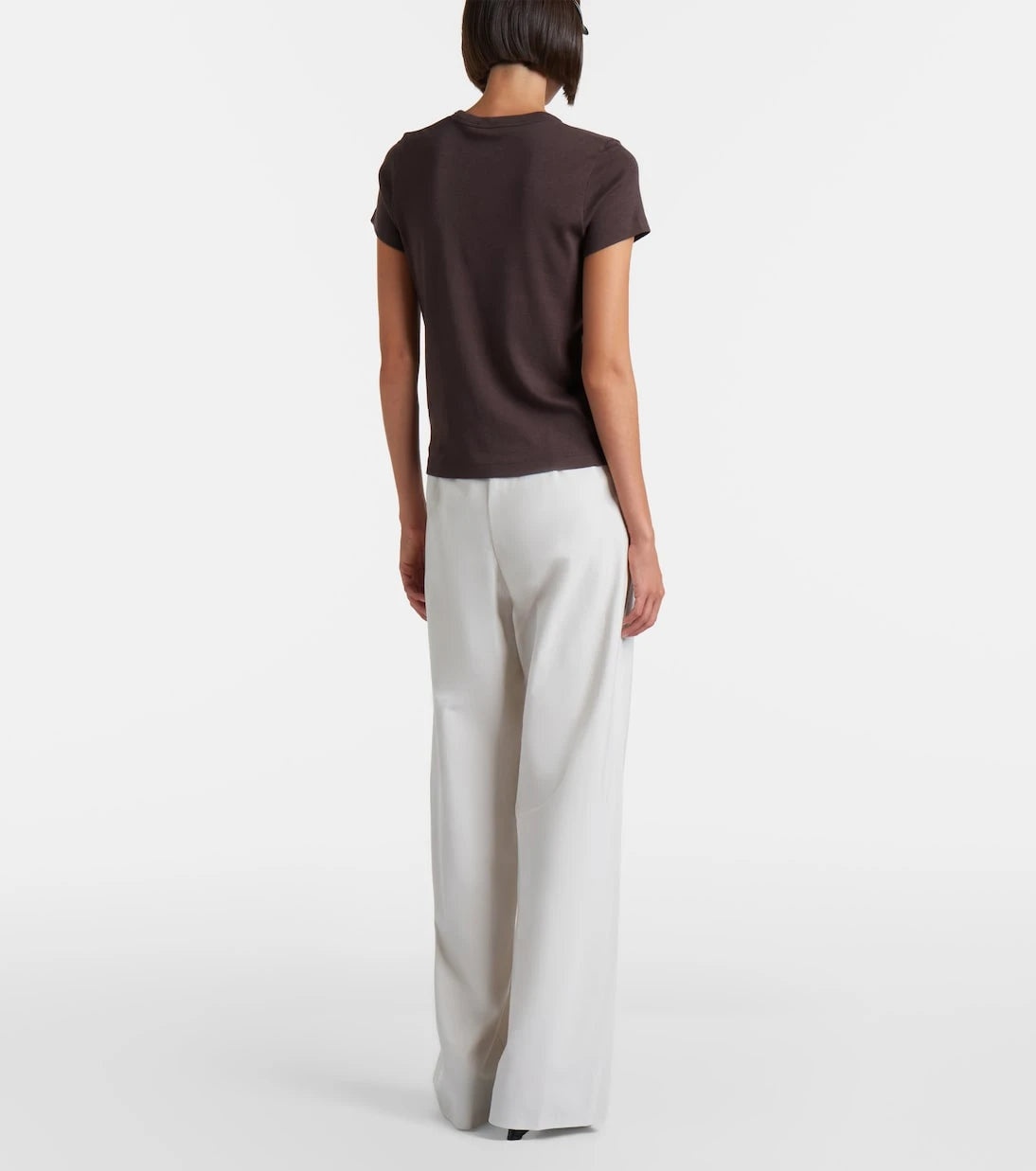 Vince - Colette cotton twill wide-leg pants