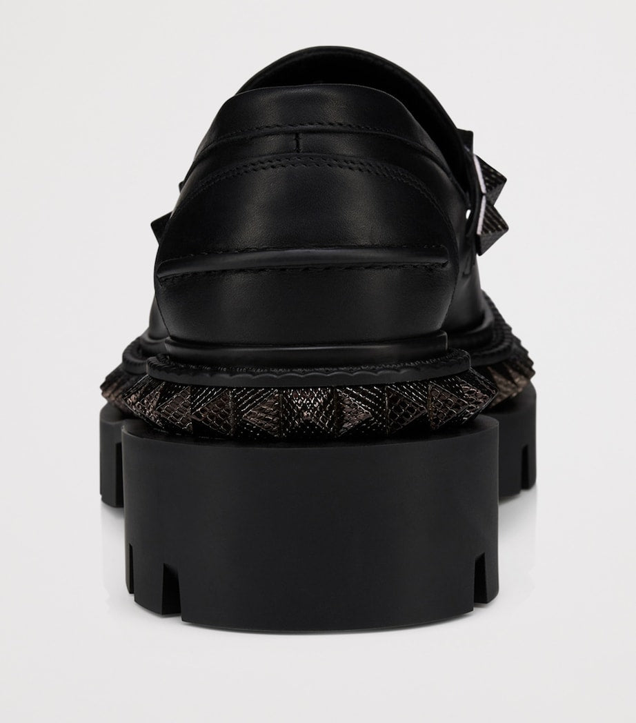 Christian Louboutin Red St Roch Pyraclou Loafers