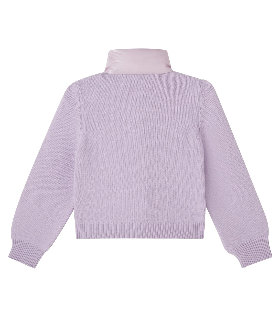Moncler Enfant - Down-paneled virgin wool cardigan