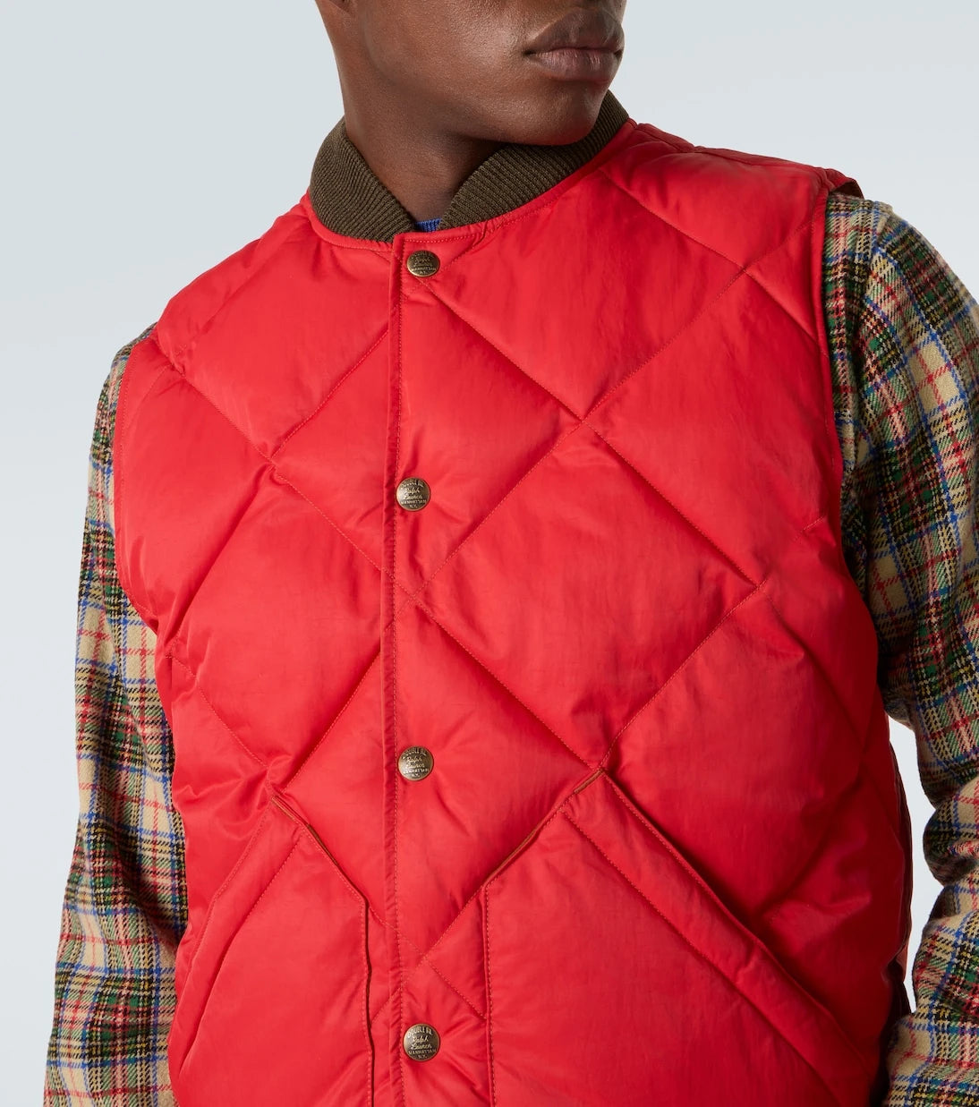 RRL - Quilted twill vest