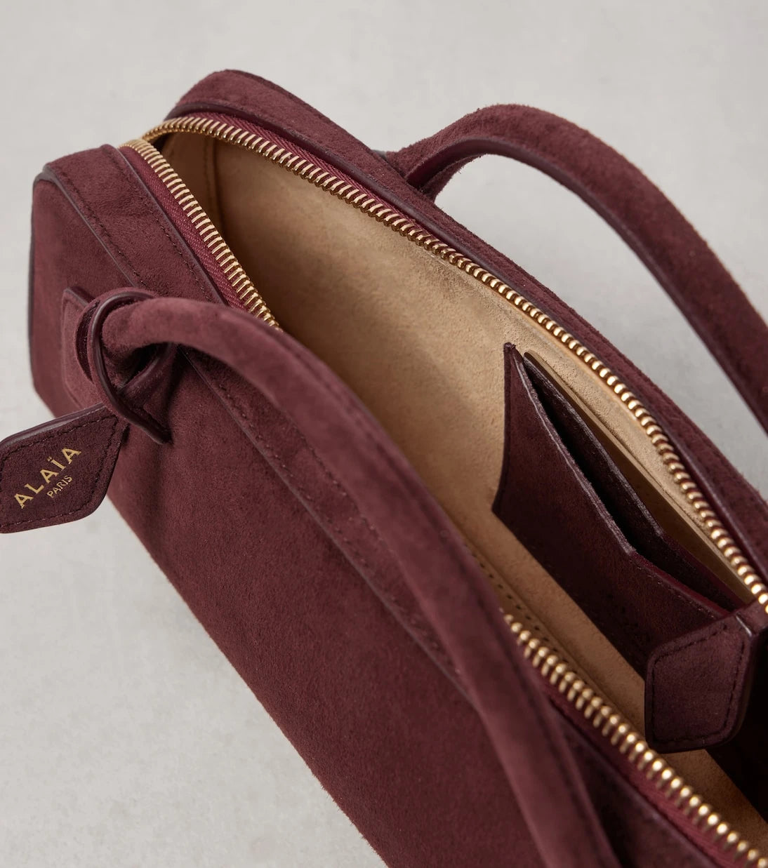 Alaïa - Le Teckel suede clutch