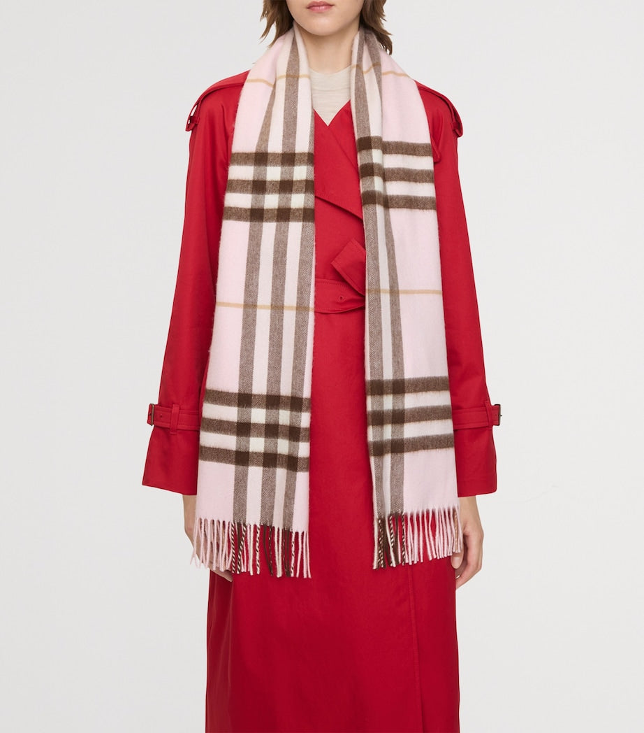 Cashmere Check Scarf