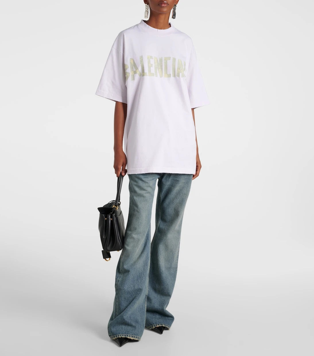 Balenciaga - جينز واسع بخصر متوسط الارتفاع