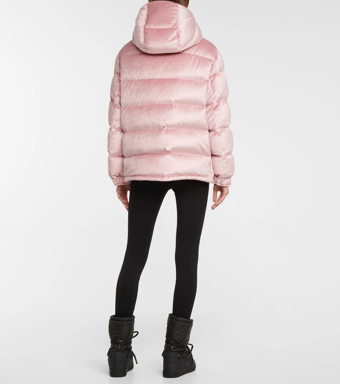 Moncler - Holostee kapitone kadife ceket