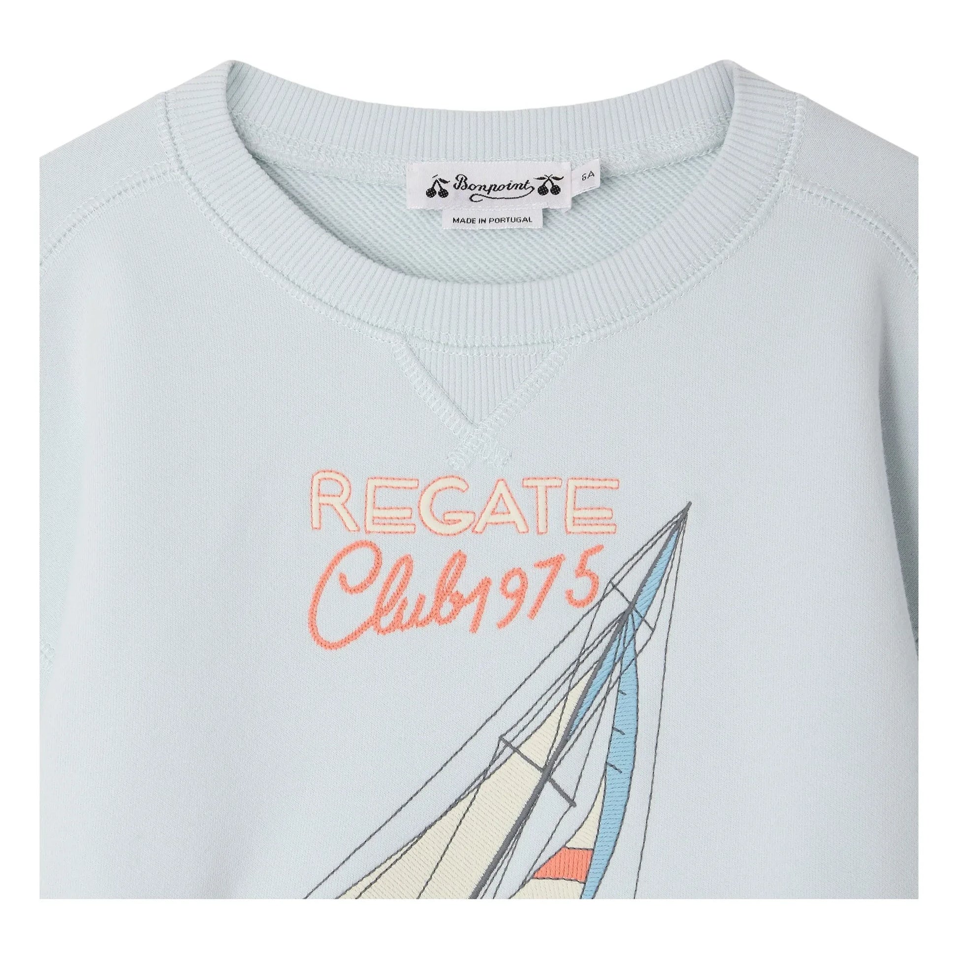 Bonpoint - Erol Bateau organic cotton sweatshirt | Pale blue
