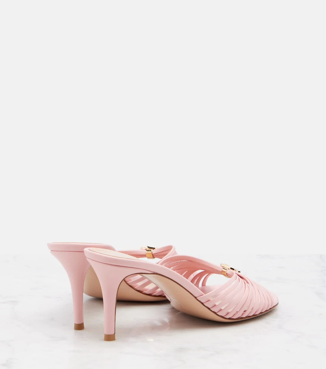 Gianvito Rossi - Vyna 70 leather mules