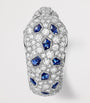 White Gold and Gemstones Panthère de Cartier Ring