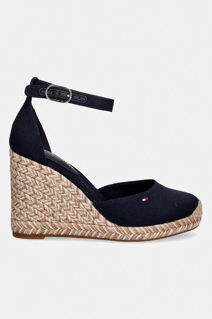Tommy Hilfiger еспадрили дамски FLAG HIGH WEDGE ESPAD CLOSED TOE
