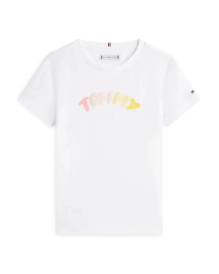 Çocuklar için pamuklu Tommy Hilfiger tişört