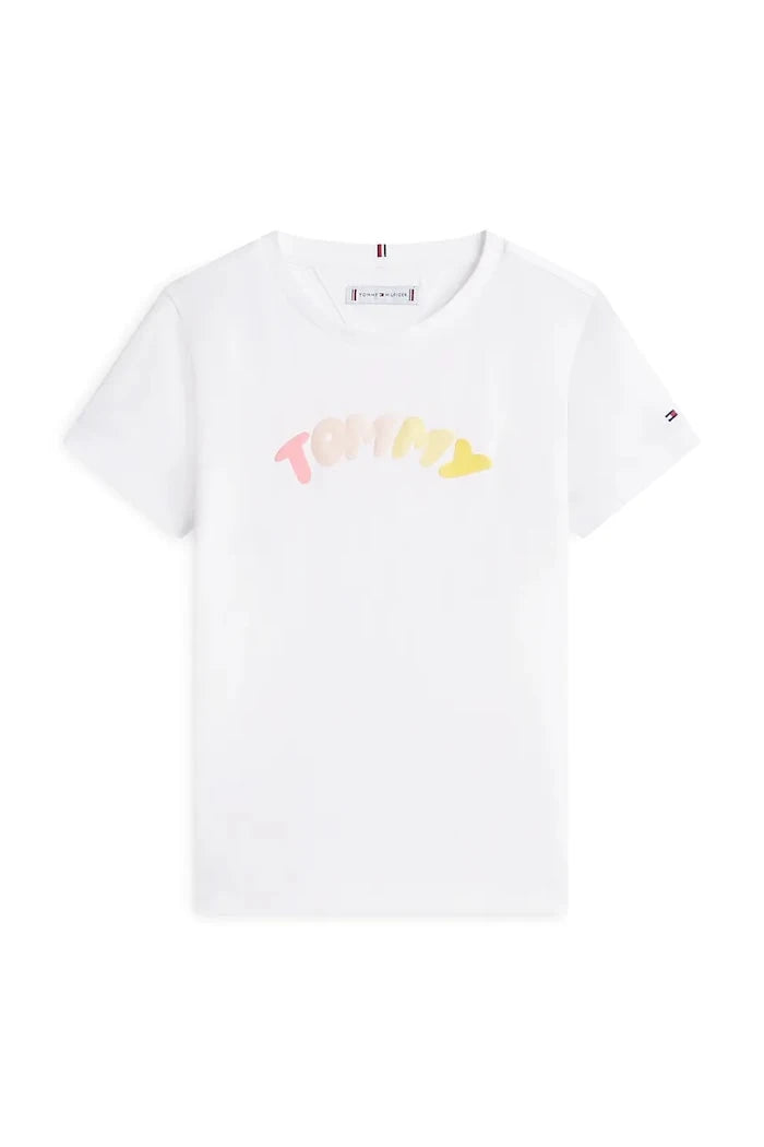 Çocuklar için pamuklu Tommy Hilfiger tişört