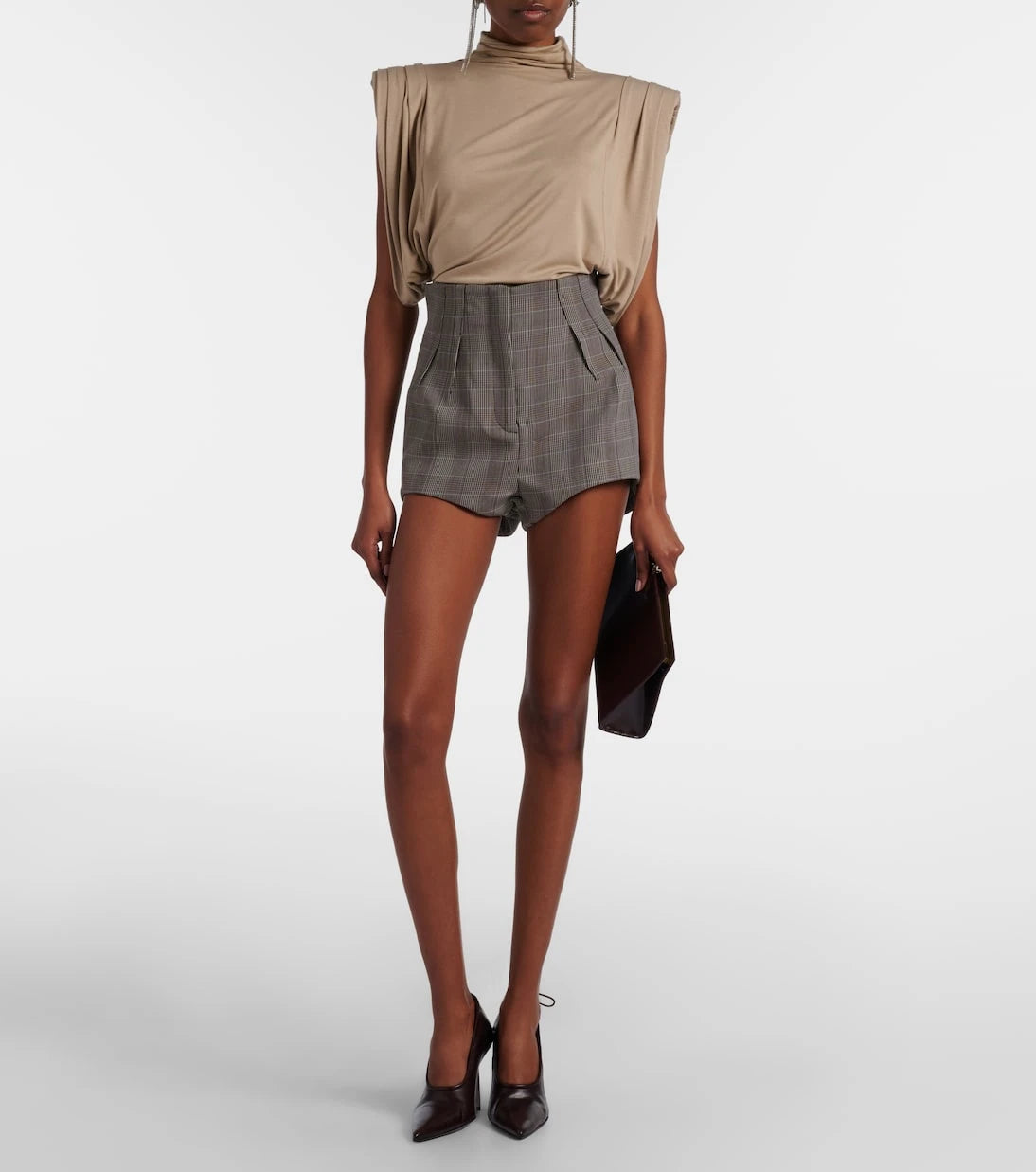 Mugler - Drape jarseli üst