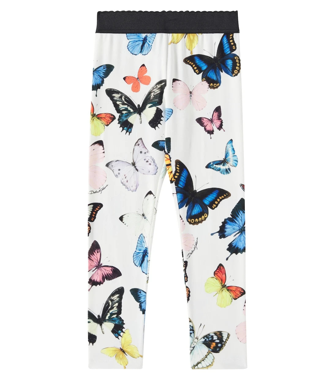 Dolce&Gabbana Kids - Printed cotton-blend jersey leggings
