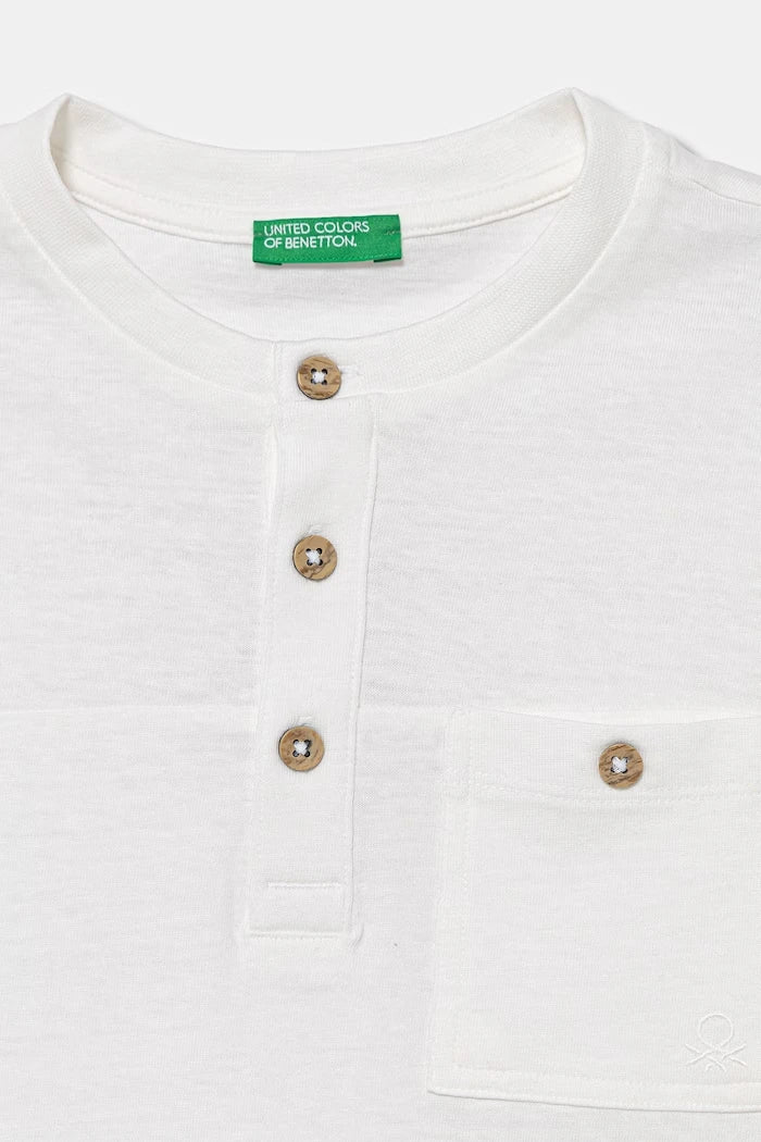 United Colors of Benetton pamuklu çocuk tişörtü