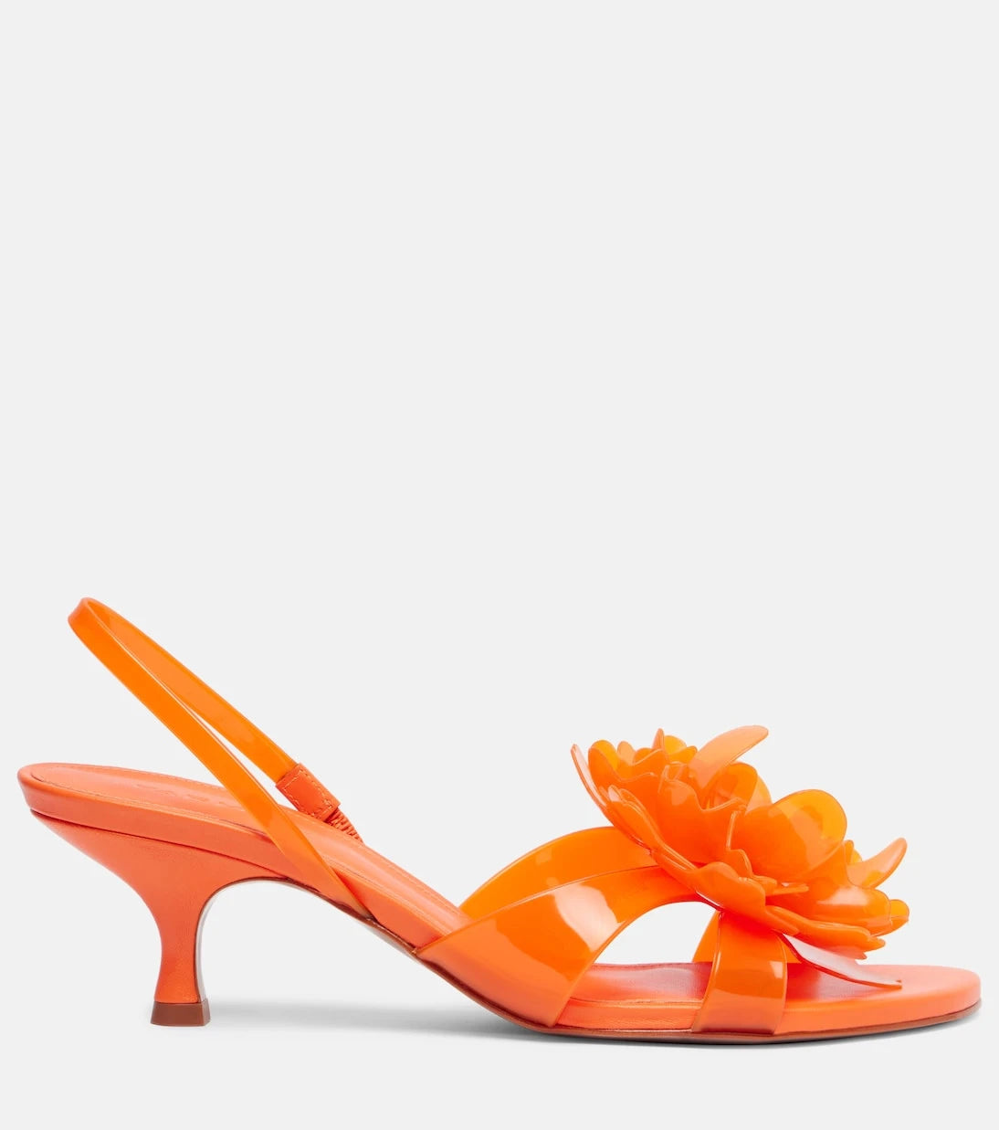 Farm Rio - Floral-appliqué sandals