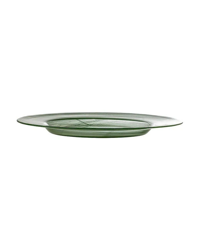 Bloomingville renkli cam tabak seti 33 x 2,5 cm