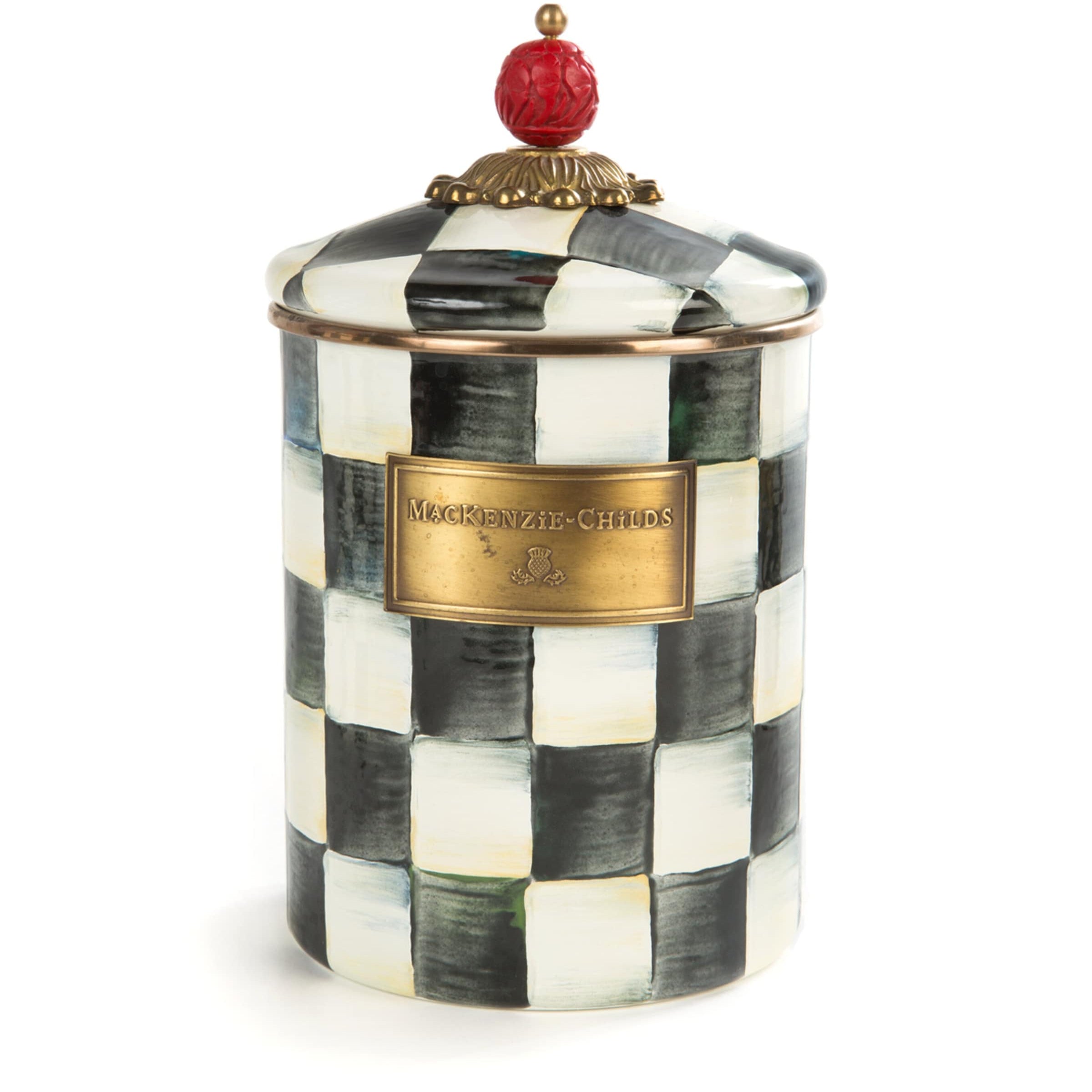 Medium Courtly Check Canister