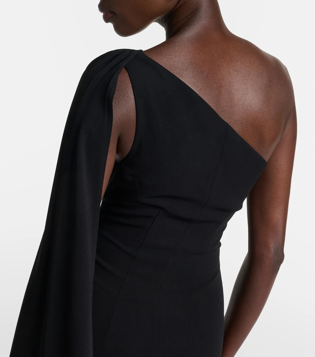 Roland Mouret - Embellished one-shoulder cady gown