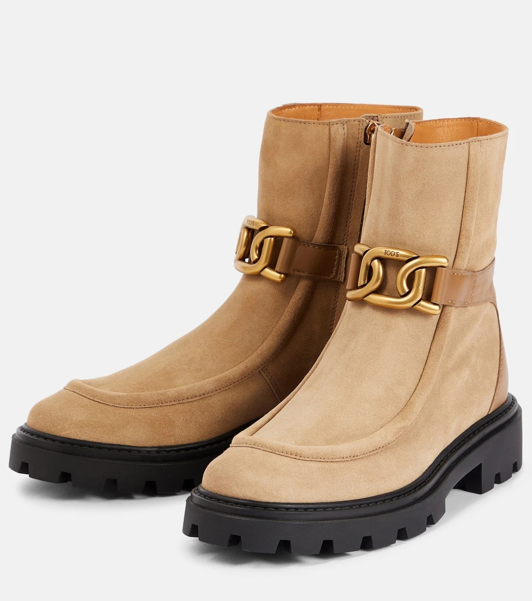 Tod's - حذاء الكاحل Kate من الجلد السويدي