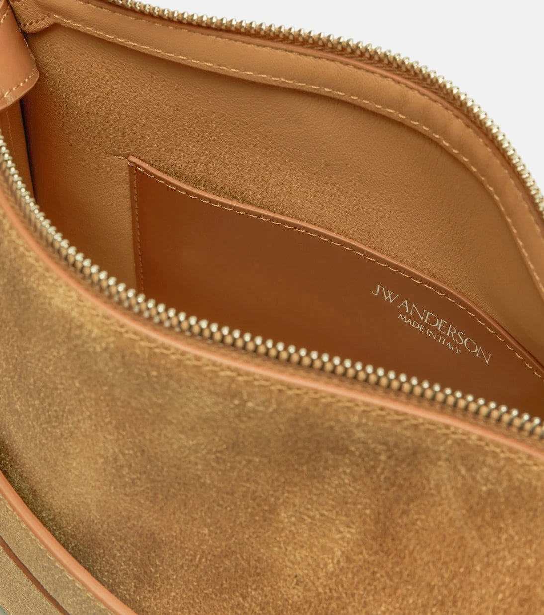 JW Anderson - Loafer Small suede shoulder bag