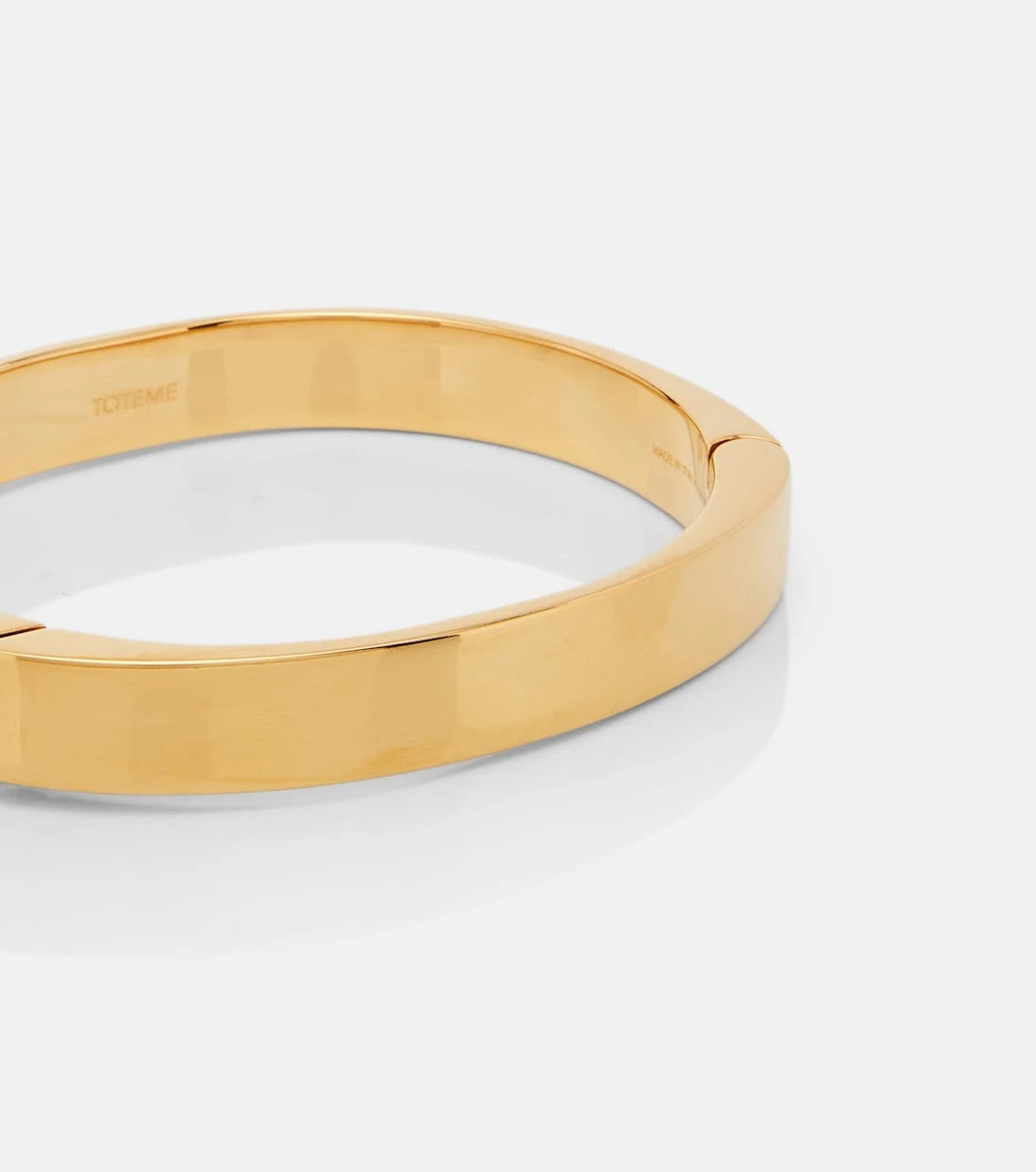 Toteme - Signature 18kt gold-plated bangle