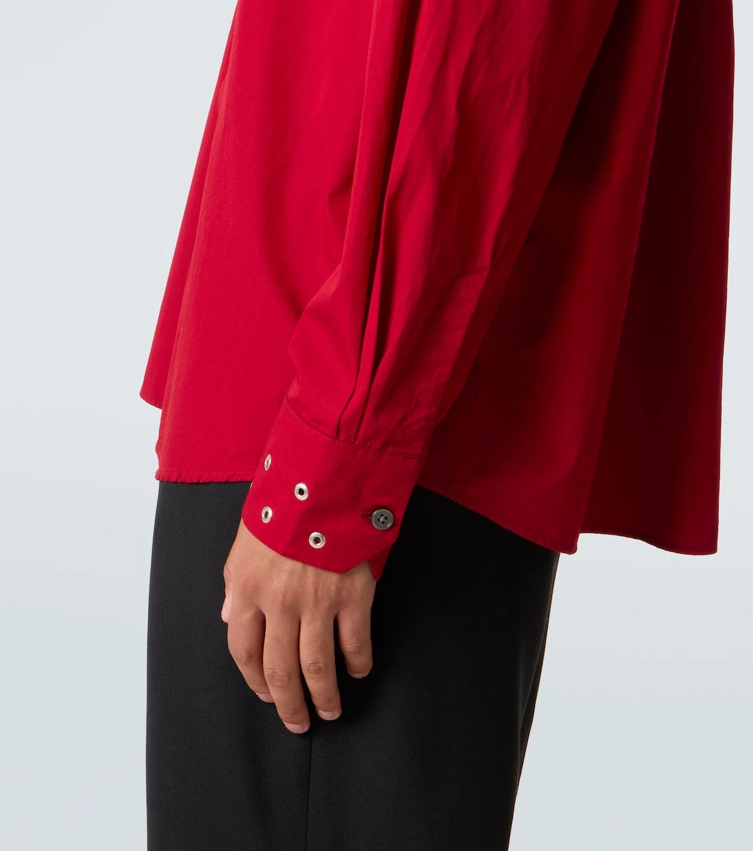 Our Legacy - Above embellished cotton poplin shirt