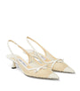 Amita 45 Mesh Pumps WHITE/LATTE