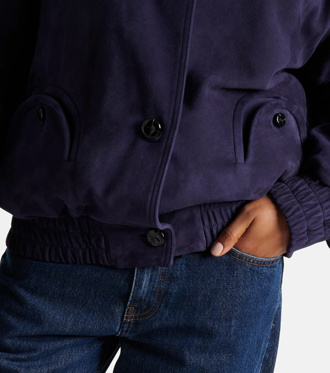 Blazé Milano - Viva Charlie suede bomber jacket