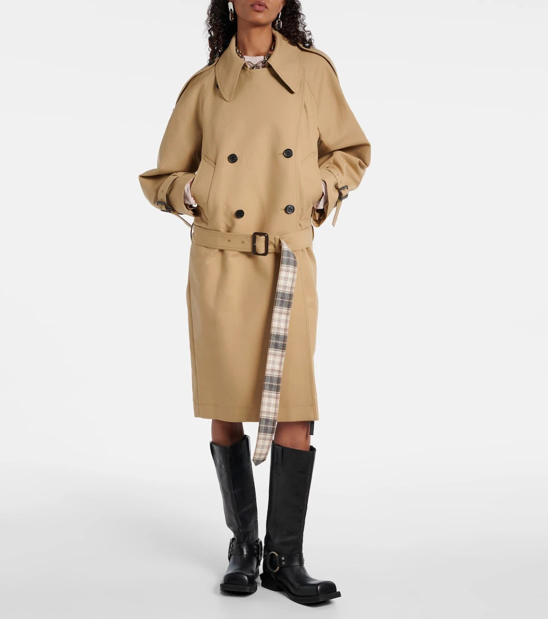 Acne Studios - Cotton satin trench coat
