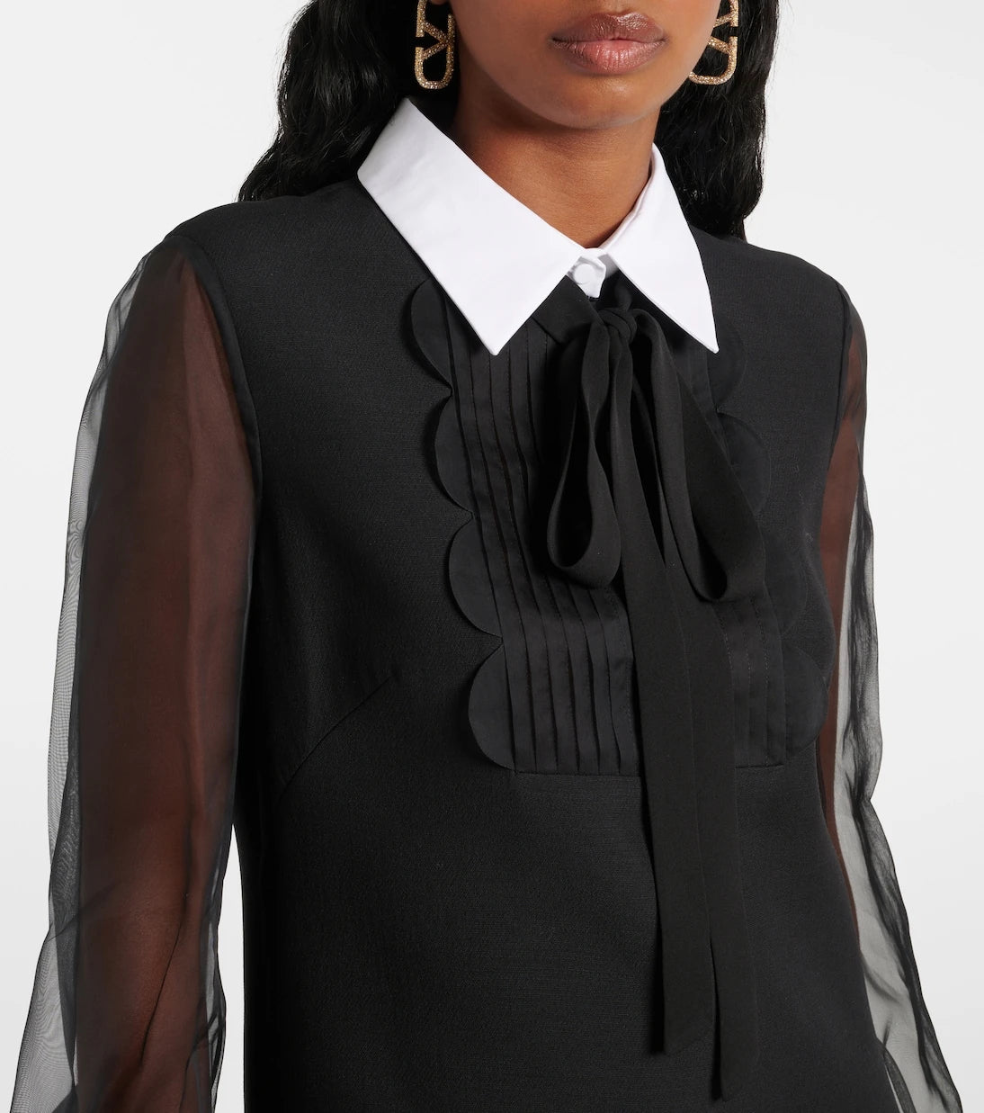 Valentino - Crepe Couture minidress