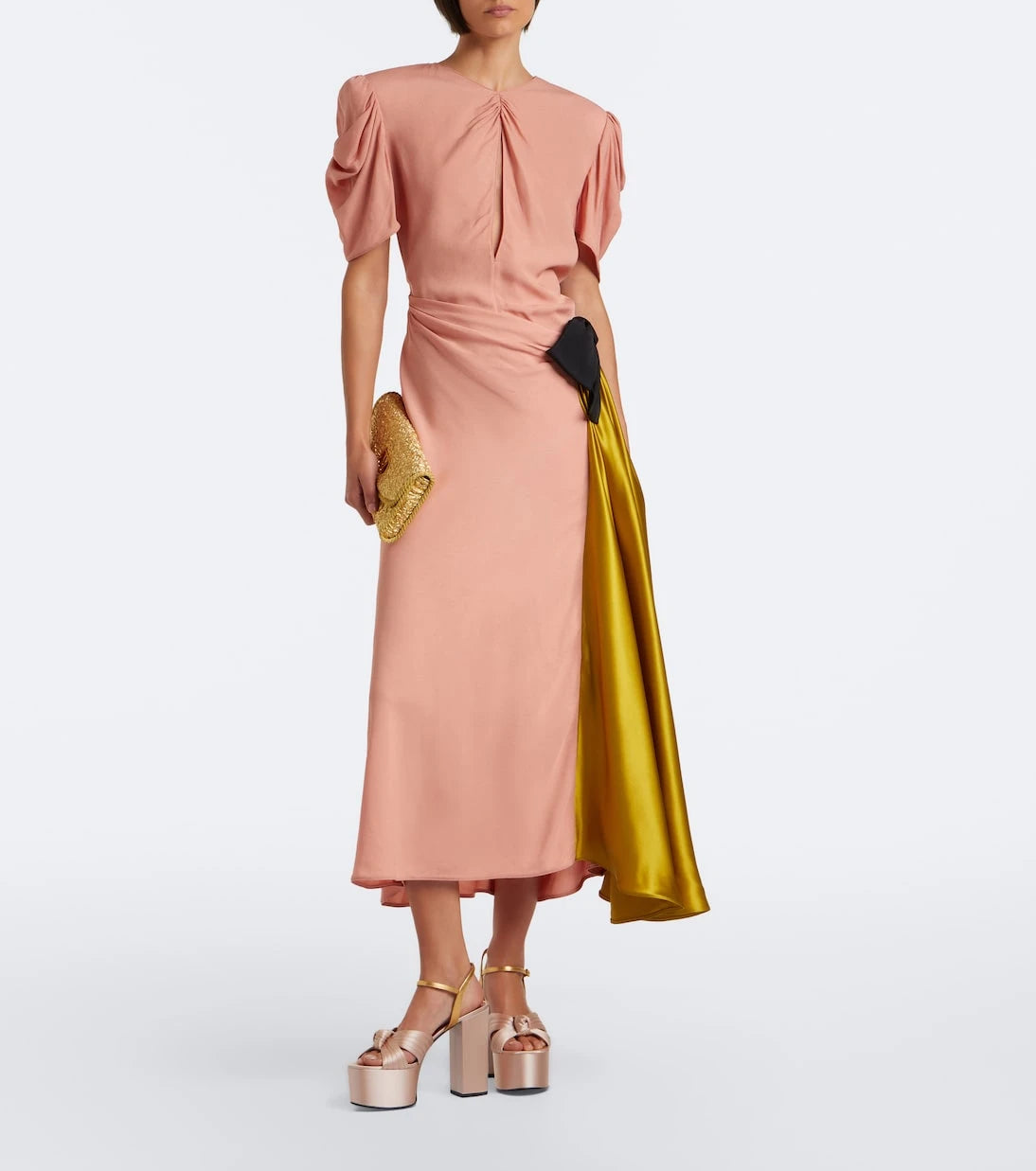 Valentino Garavani - Crasher satin platform sandals