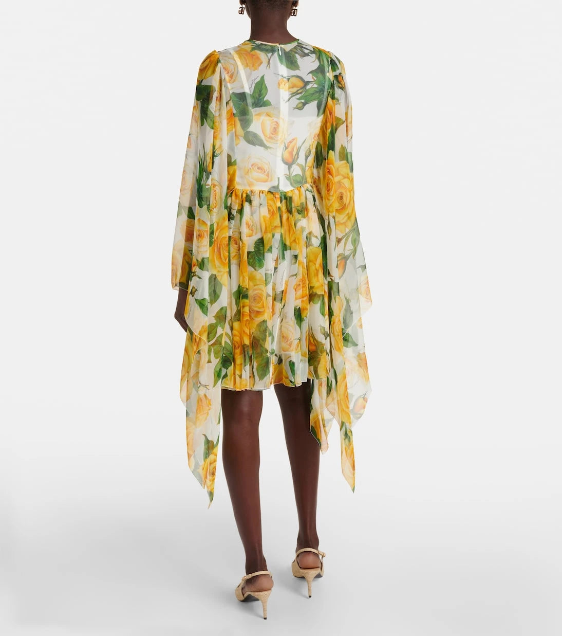 Dolce&Gabbana - Floral silk chiffon minidress