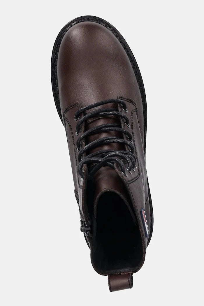 Tommy Jeans TJW URBAN LACE UP BOOT Deri Postal
