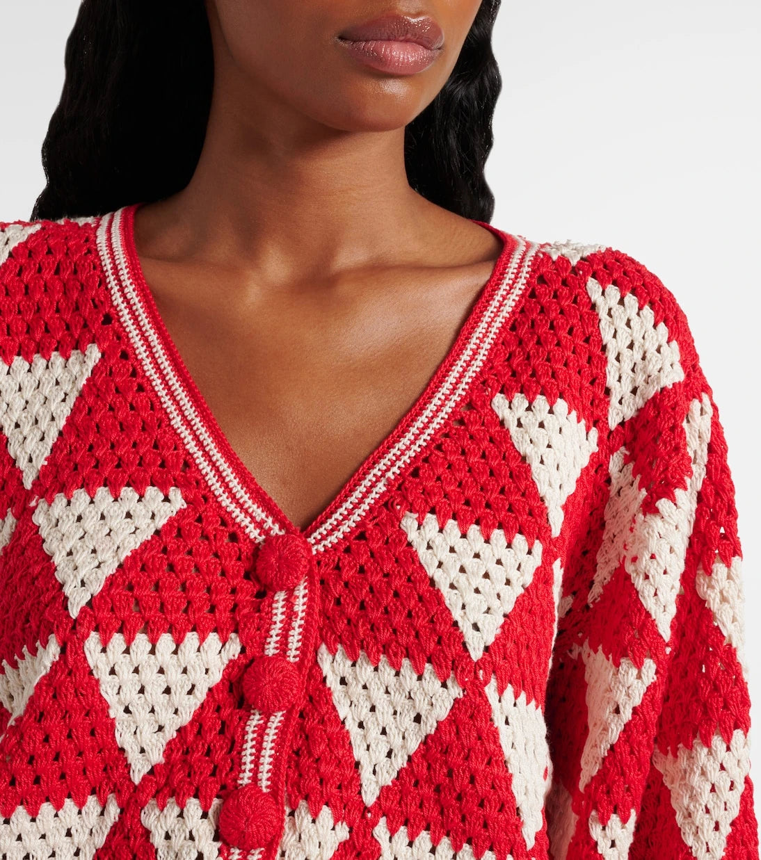 Anna Kosturova - Maija crochet cotton cardigan