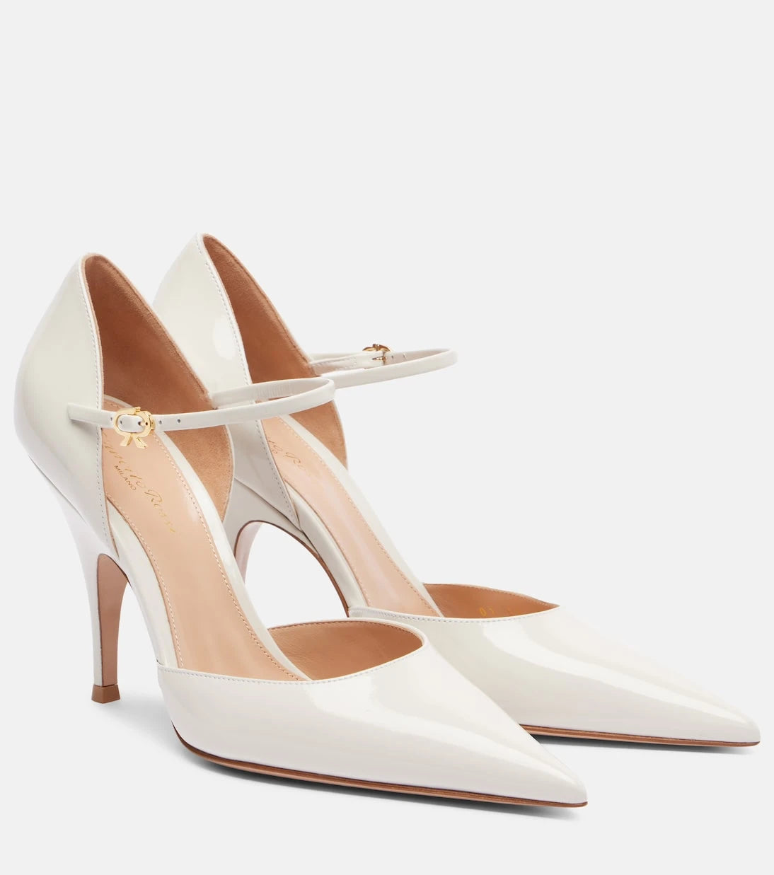 Gianvito Rossi - Sofia D'Orsay patent leather pumps