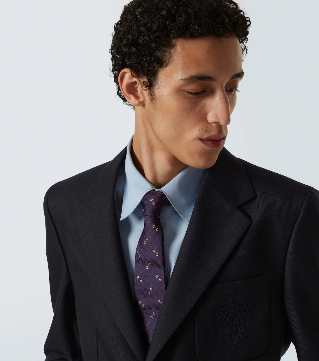 Gucci - GG silk jacquard tie