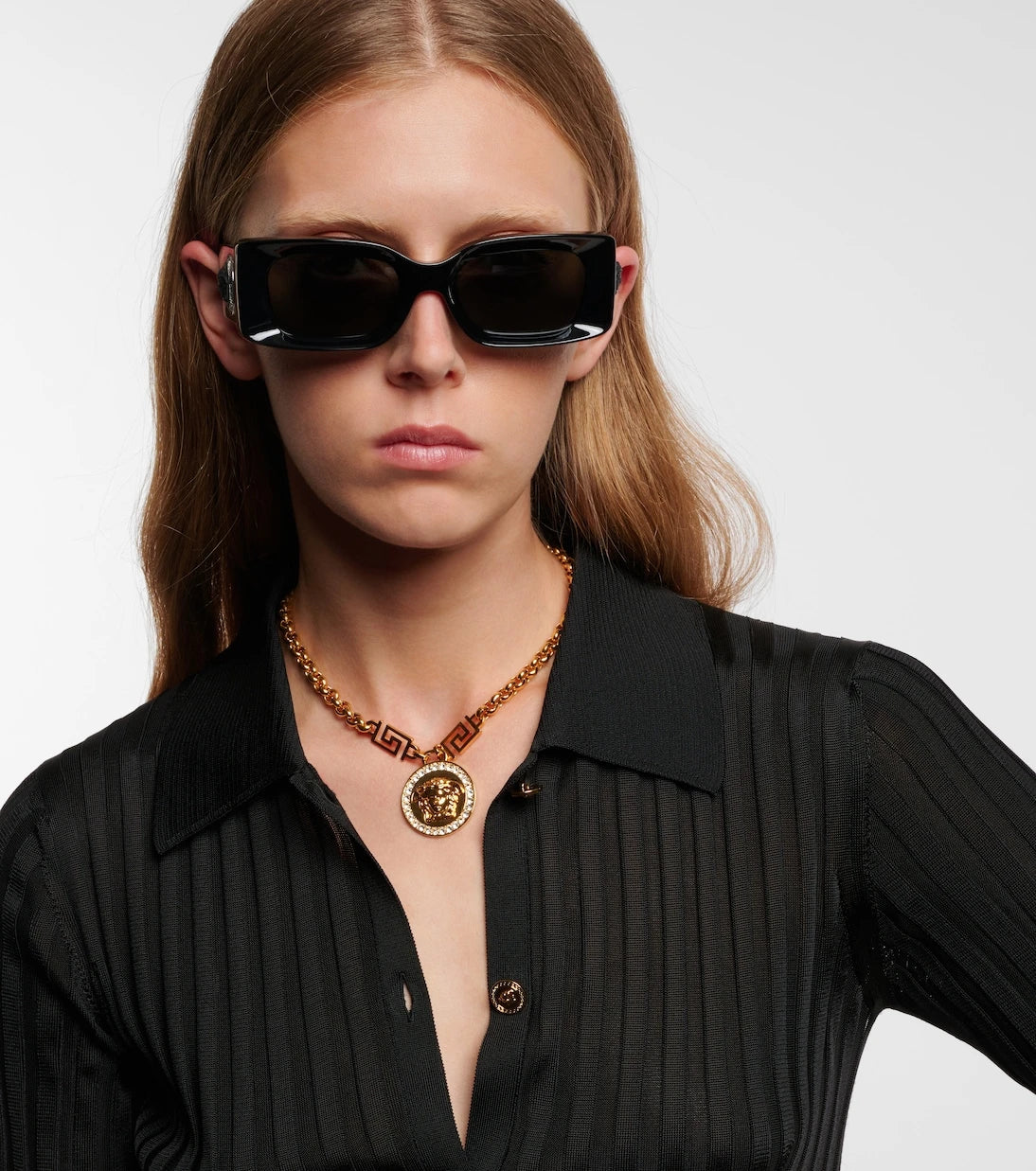 Versace - Rectangular sunglasses