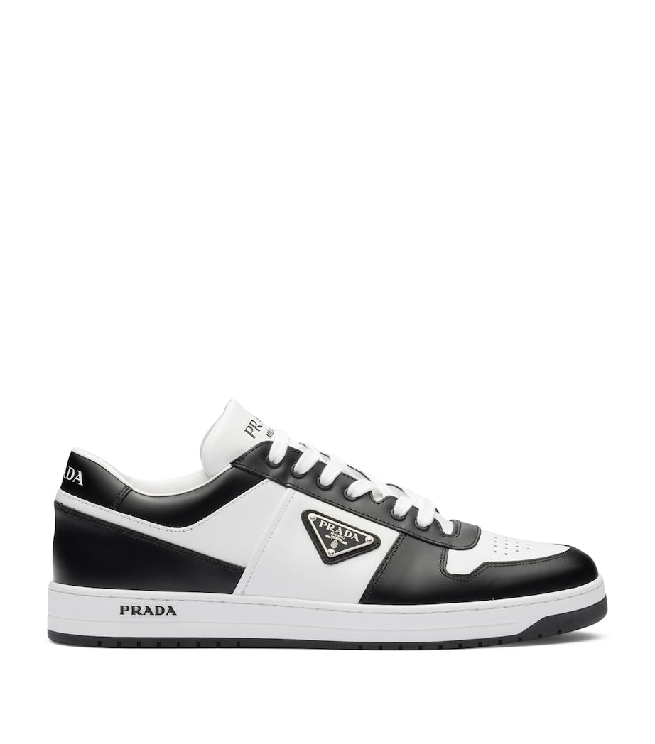 Prada Leather Downtown Sneakers