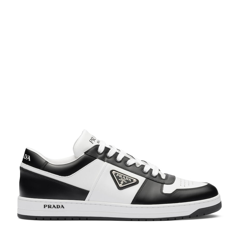 Prada Leather Downtown Sneakers