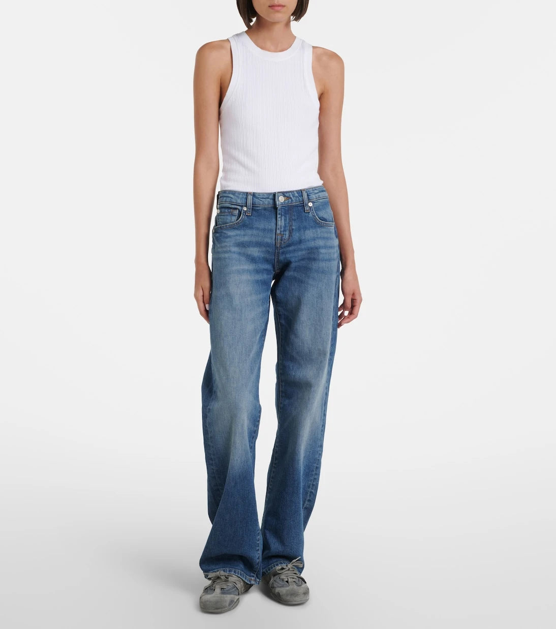 7 For All Mankind - Low straight jeans