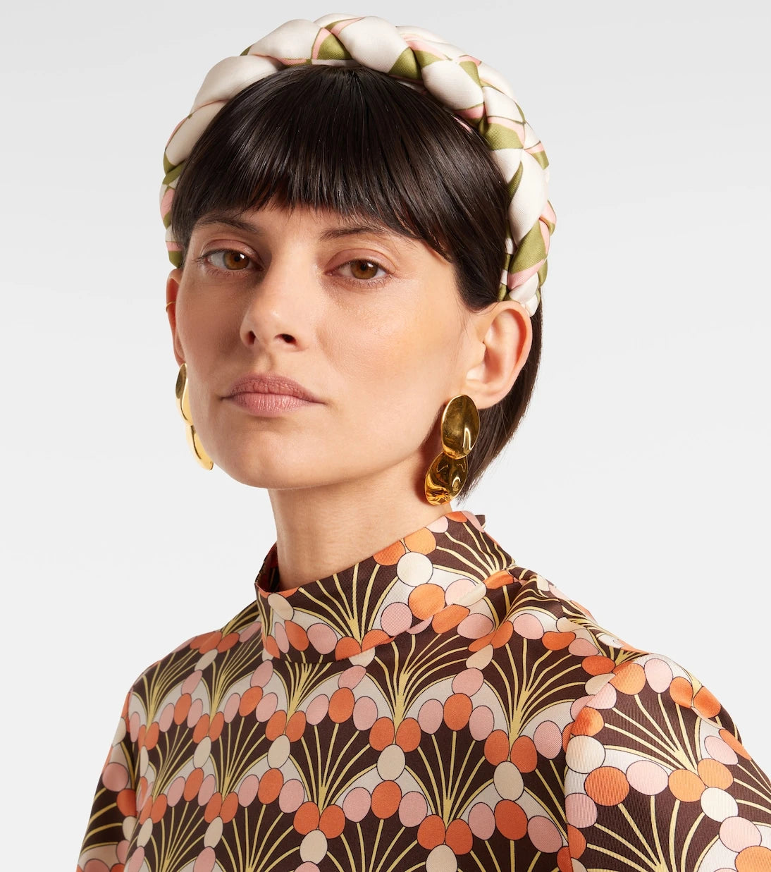 La DoubleJ - Rapunzel braided twill headband