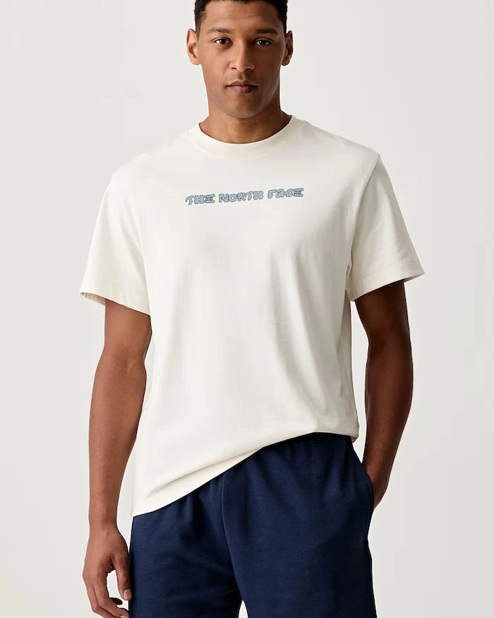 The North Face erkek pamuklu tişört LOGO TWIST RELAXED