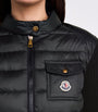 Moncler Black Down Panelled Cardigan