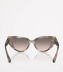 Dolce & Gabbana Grey Cat Eye Sunglasses