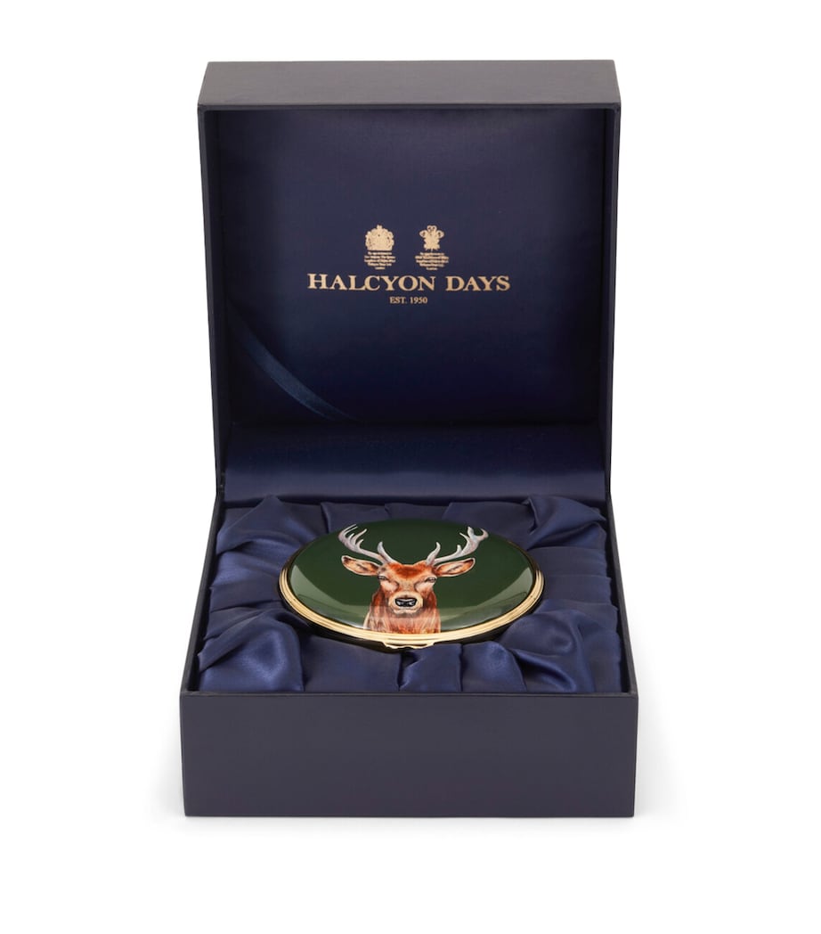 Enamel Woodland Wildlife Stag Box