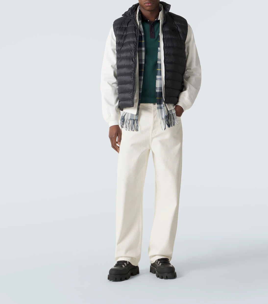 Moncler - Embroidered cotton piqué polo shirt