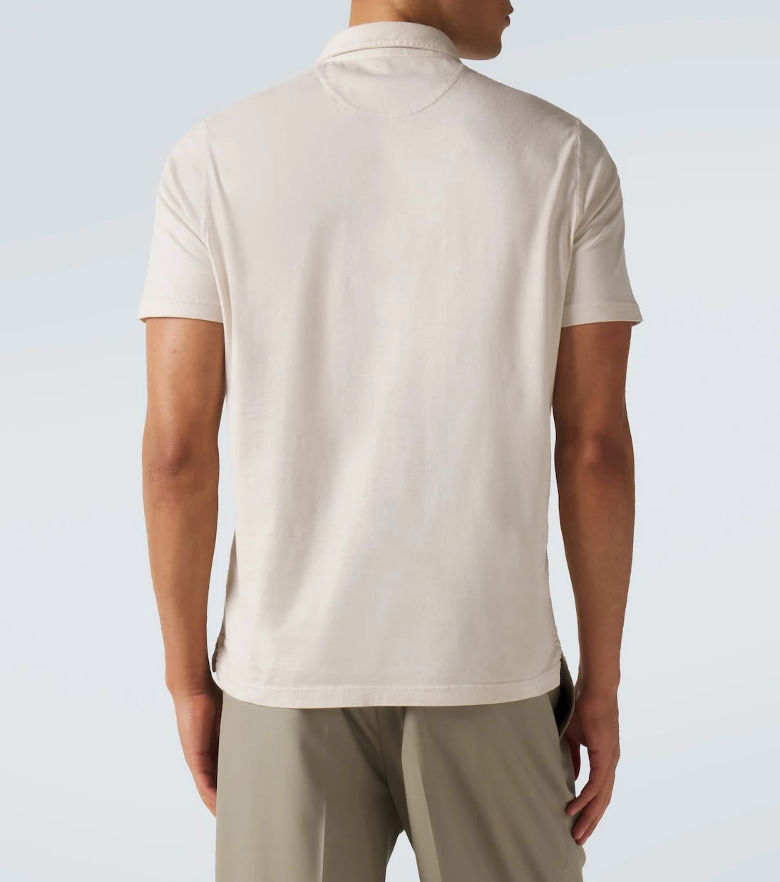 Fedeli - Cotton jersey polo shirt