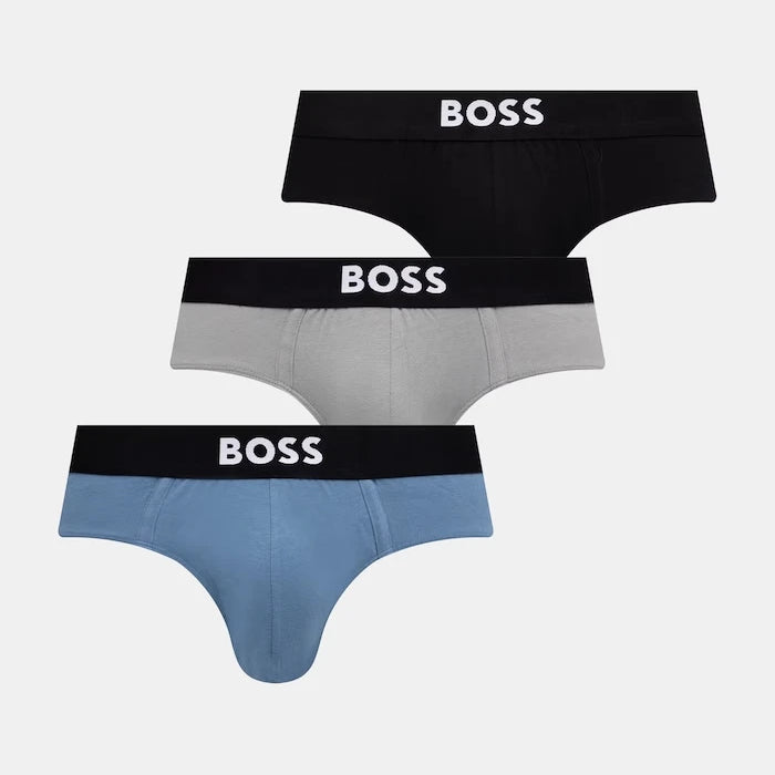 BOSS Erkek Pamuklu Elastan Dar Boxer HipBr 3'lü
