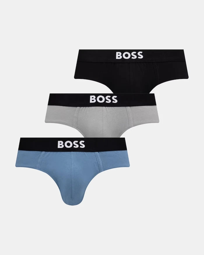 BOSS Erkek Pamuklu Elastan Dar Boxer HipBr 3'lü